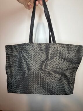 Bottega nylon tote bag